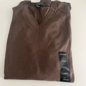 Men Alfani thin cotton Sweater Size L
